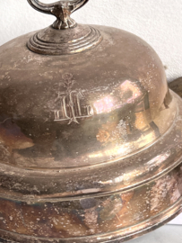 Old silverplated cloche