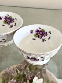 French café au lait bowl Violettes