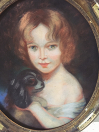 French pastel portrait