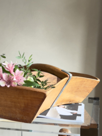 Antique wooden harvest basket