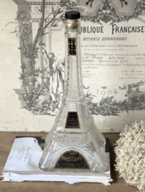 Oude brandy fles Eiffeltoren