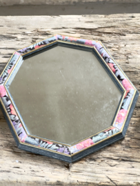 Vintage flower mirror