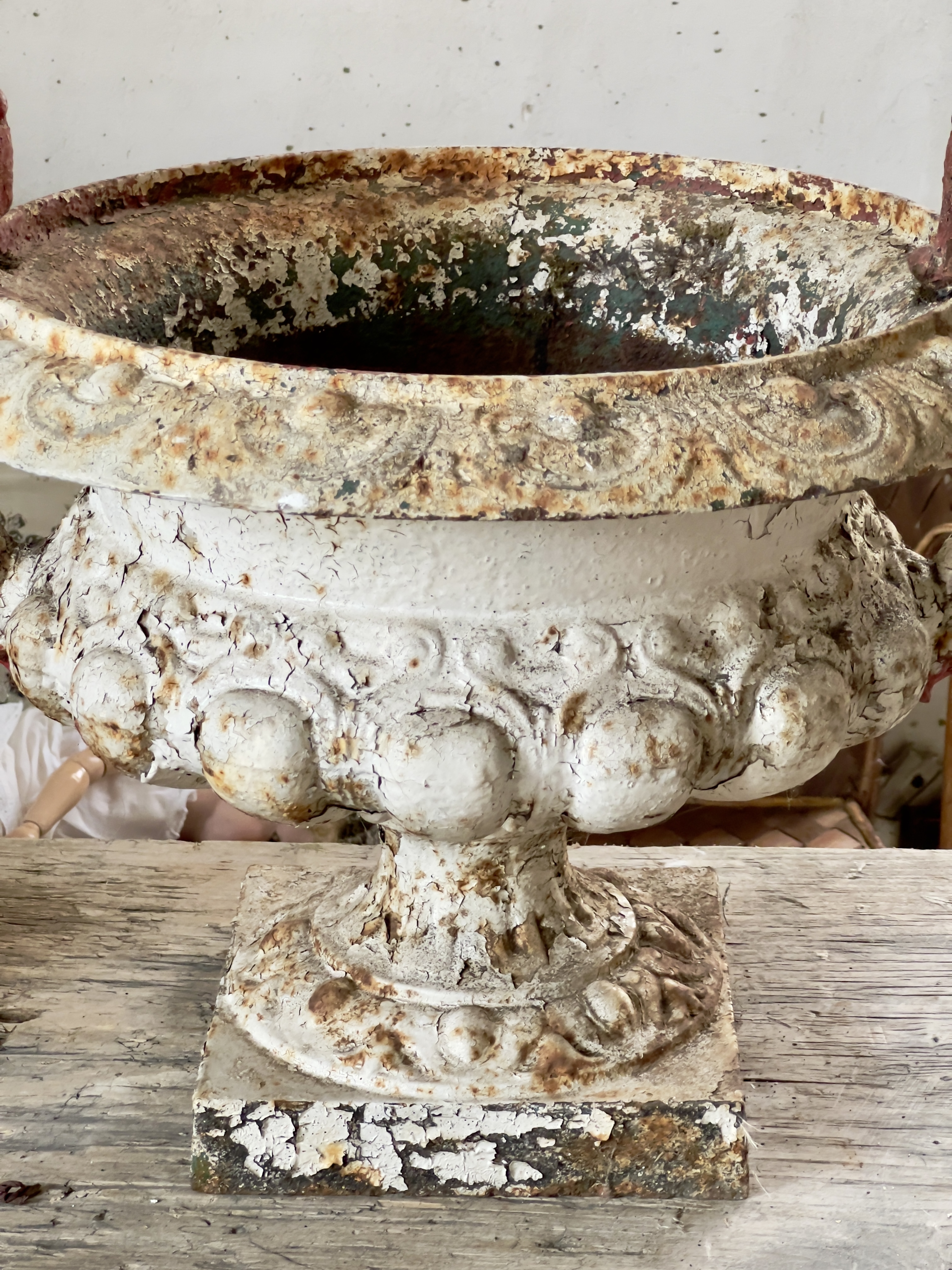 Grote XL formaat antieke jardinière