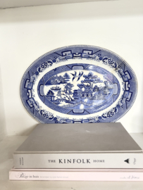 Large antique serving plate Maastrichts