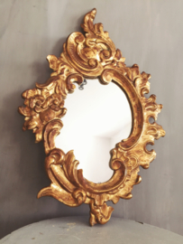 Franse bois doré spiegel