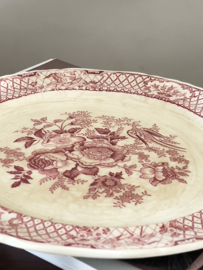 Mason's Stratford pink cake dish