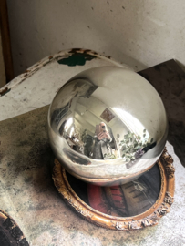 Antique silver witch ball