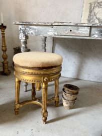Antique french piano stool
