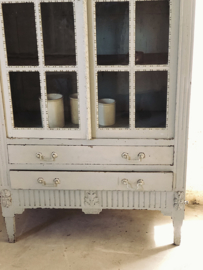 Antique vitrine cabinet