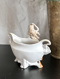 Biscuit porcelain small vase