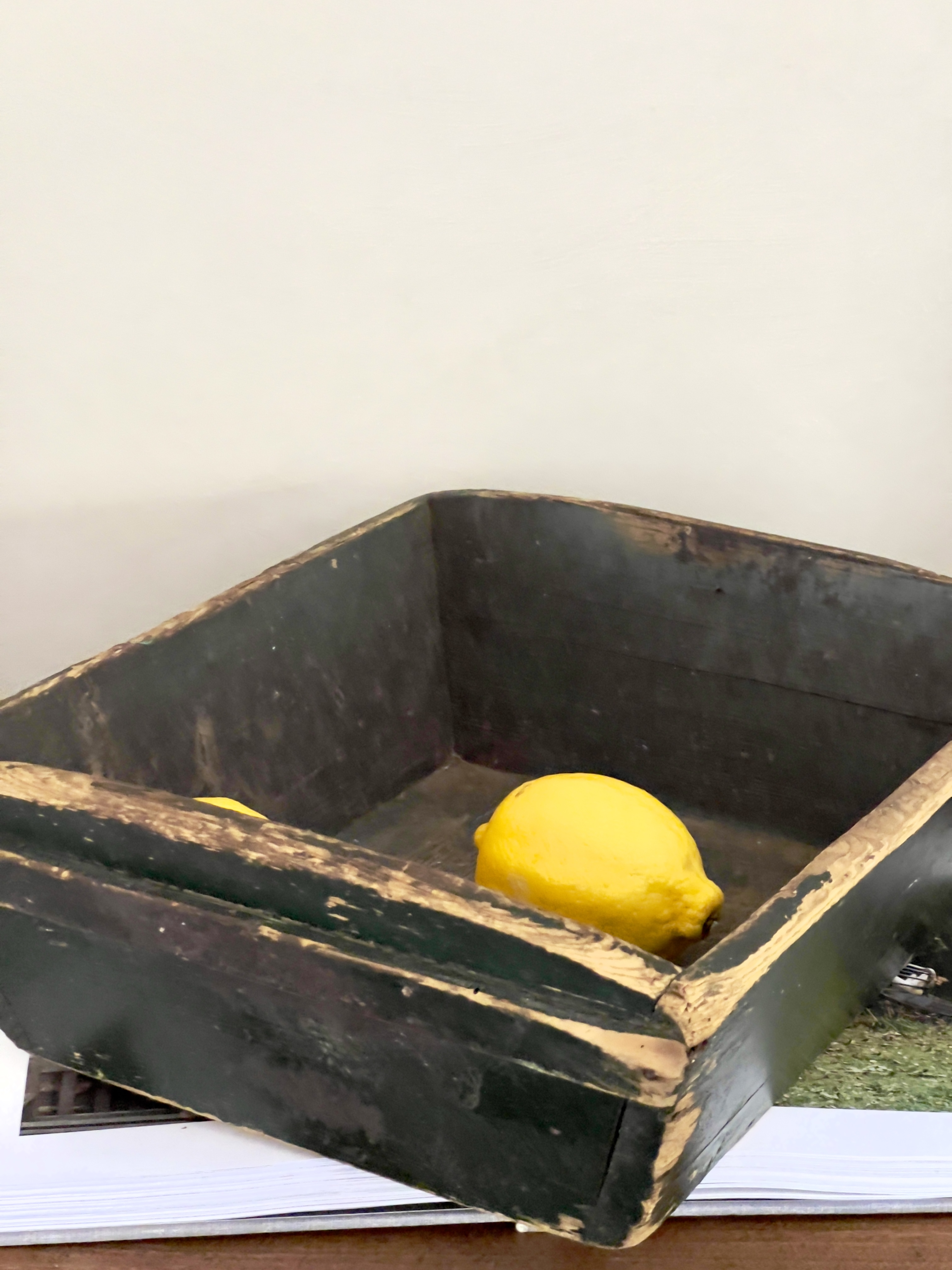 Oud keuken bakje