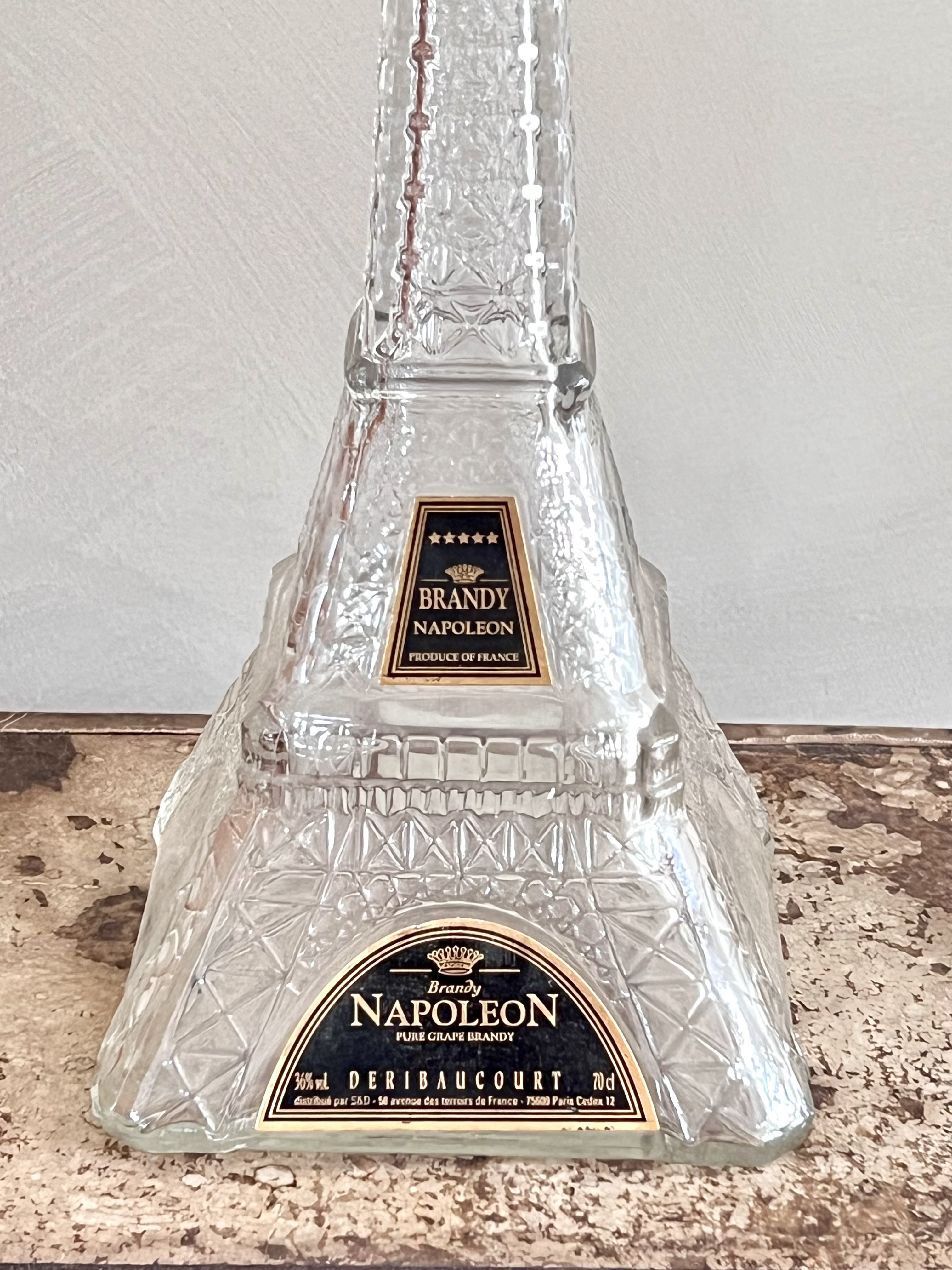 Napoleon Brandy fles   - Eiffeltower -