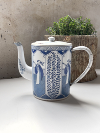 Enamel Mosa Maastrichts tea pot