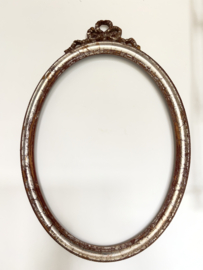 Antique french bow frame silver