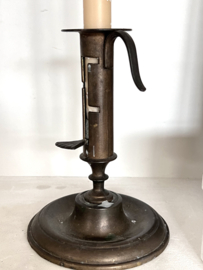 Antique sliding candle holder