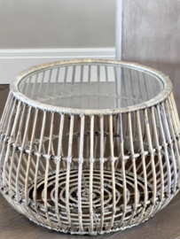 Small bamboo table