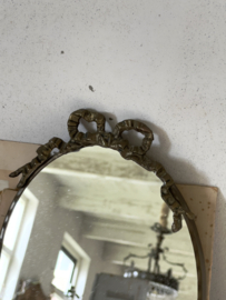Oude ovale strik spiegel
