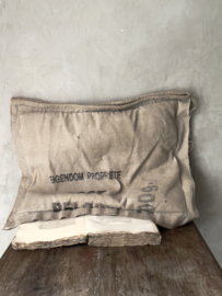 Old post office pillow