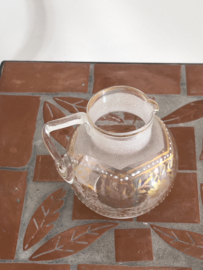Antiek Victoriaans/ Bohemian koffiemelk kannetje