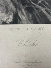 Antieke Arthur J Elsley print/ Antique Arthur J Elsly print