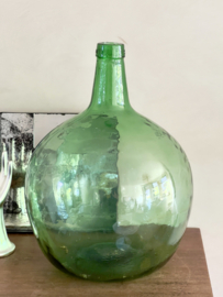 Mooie groene glazen  Dame Jeanne
