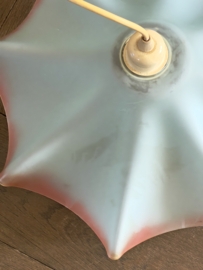 Vintage glazen parasol hanglamp