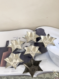 6 antieke ster bakvormpjes