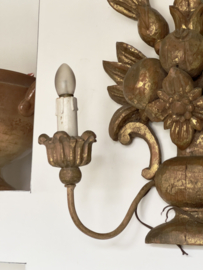 Antieke franse houten wand applique