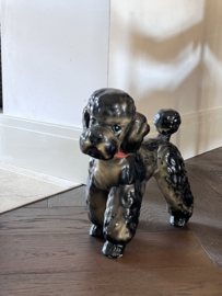 Old plaster poodle