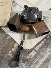 Antique copper bells/ ornament