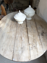 French antique oval wine table