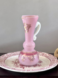 Opaline rose glazen schenkkan