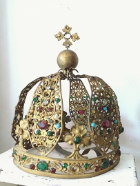 Antieke franse kroon/ Antique french crown   -huge item- gereserveerd