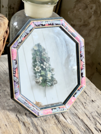 Vintage flower mirror