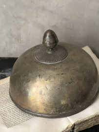 Antique bronze cloche