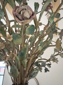 Oude franse bloemen kroonluchter