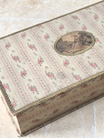 Antieke franse stoffen XL doos