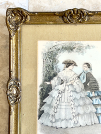 Mode print in old frame
