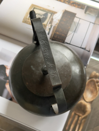 Antieke koperen appelketel