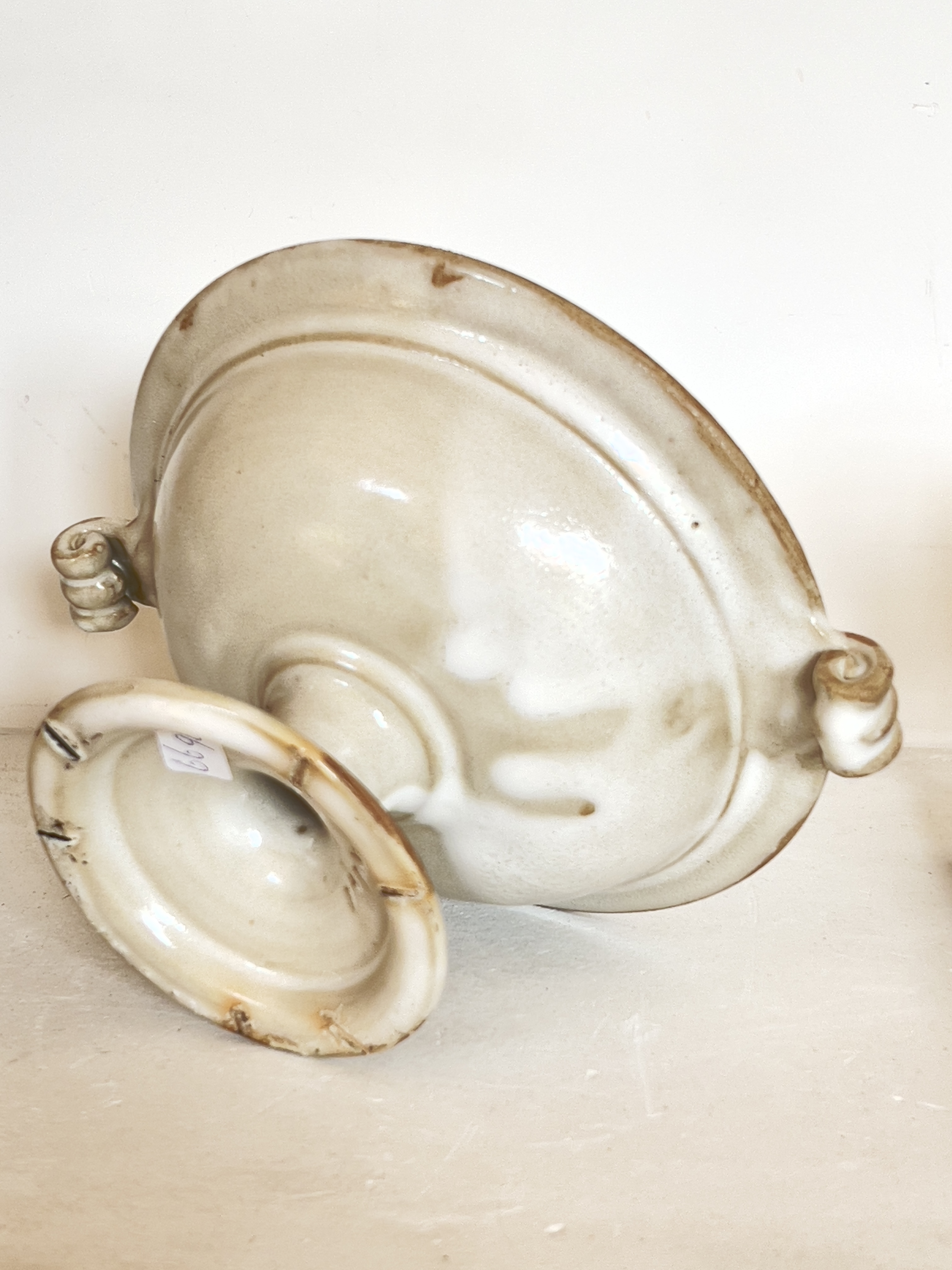 Small old serving dish