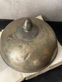 Antique bronze cloche