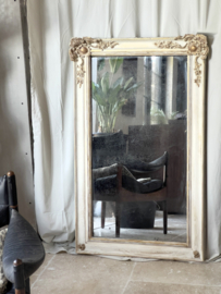 Large antique french mirror