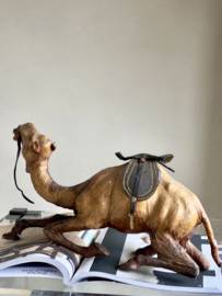 Vintage leather dromedary