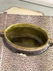 Kleine antieke Majolica jardiniere