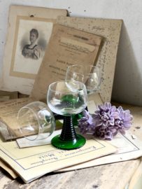 Old wine roemer wine glasses