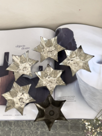 6 antieke ster bakvormpjes