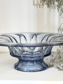 Art deco french light blue dish