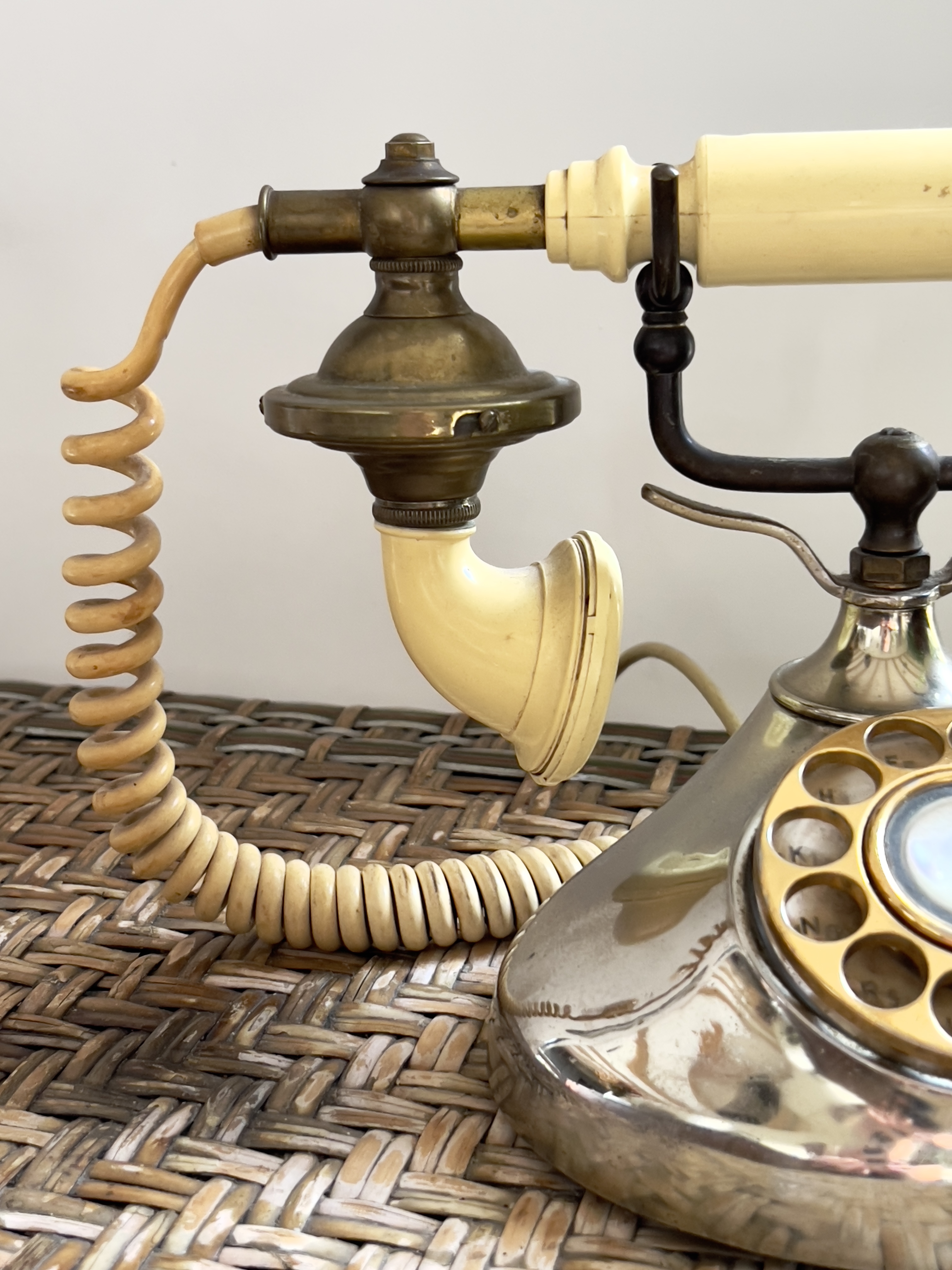 Oude telefoon franse stijl