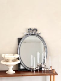 Beautiful old oval bow mirror