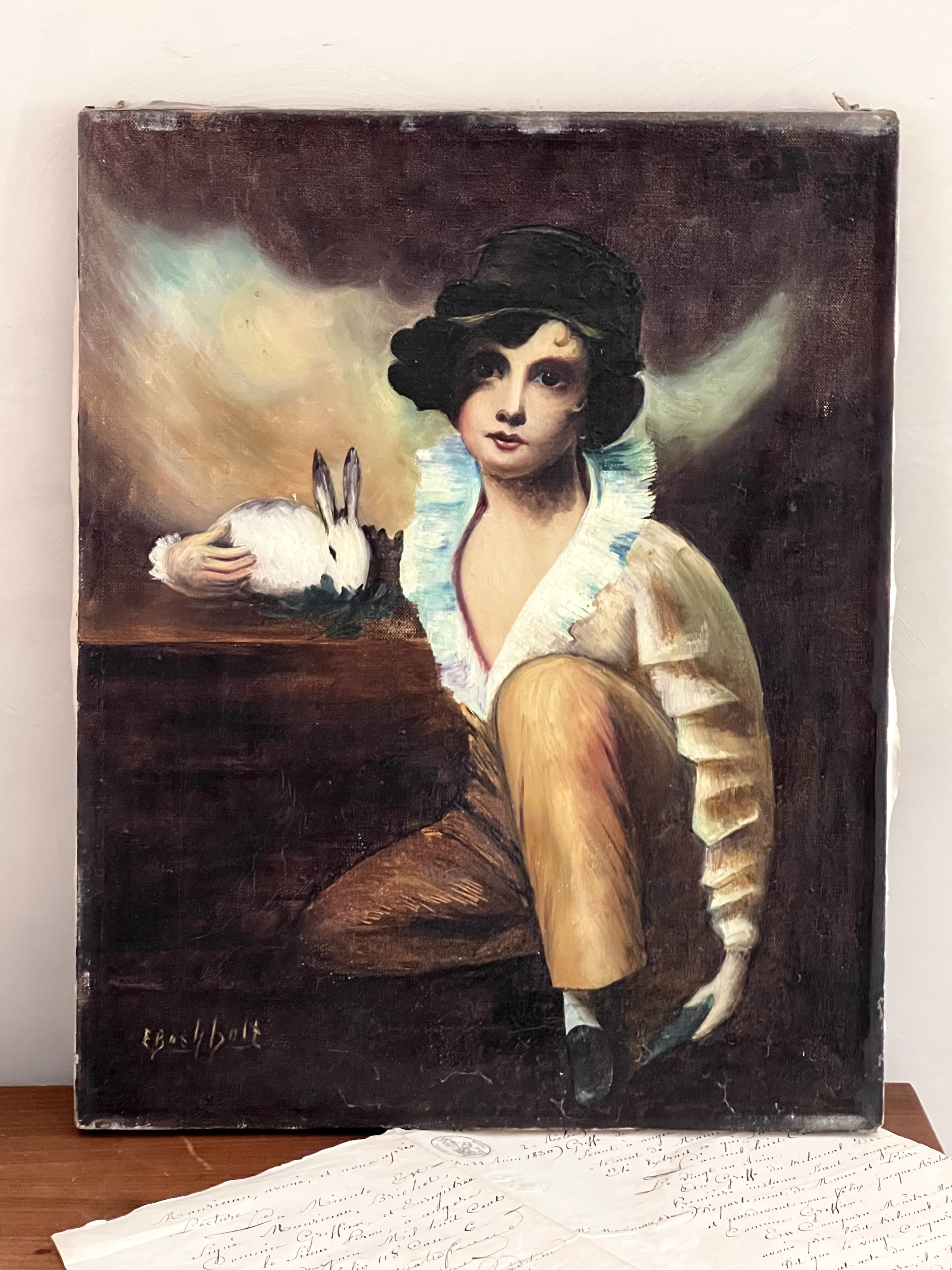 Olieverf schilderij